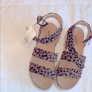 COPY - Target platform leopard sandals